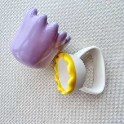 Personalisiertes Logo erhältlichd 2024 Handgefertigte Keramik Gua Sha Kopfhautmassager für Körper Kopf Gesichtsgesundheitspflege und Schraubwerkzeug