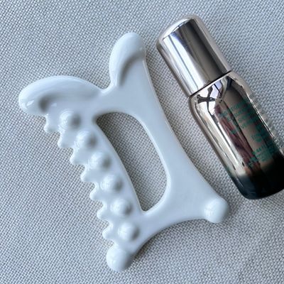 Stil Keramik Gua Sha Stein für Muskelmassage auf Körper Hals Gesicht Selbst Hautpflege Spa Ganzkörper entspannen