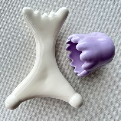 Personalisiertes Logo erhältlich Körpermuskeln Massager Keramik Gua Sha Massagetool für Selbst Hautpflege