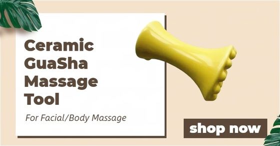 Gesundheitswesen Keramik-Scraping Guasha Massage-Werkzeug für in Korea Gesicht und Körpermassage