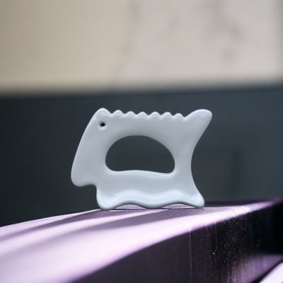 Keramik Gua Sha Gesichtswerkzeug Schraubbrett für beliebtes Design Weiß Ton Körper Guasha Massager