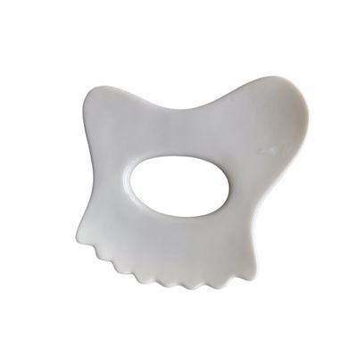 Personalisiertes Logo erhältlichd Mini Keramik Gua Sha Massagetool Körpermassage für Hals Gesicht und Hautpflege Spa Gesichtslifting