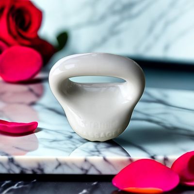 Entspannung Körper und Gesicht Kopfhaut persönliche Gesundheitsfürsorge Mikrokristalline Keramik Gua Sha Scraping Tool mit individuellem Logo