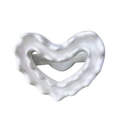 Gesichtsmassager 2024 Herzform Chinesische Keramik Gua Sha Schrauben Massagetool für Körperentspannung und Meridian Dredging