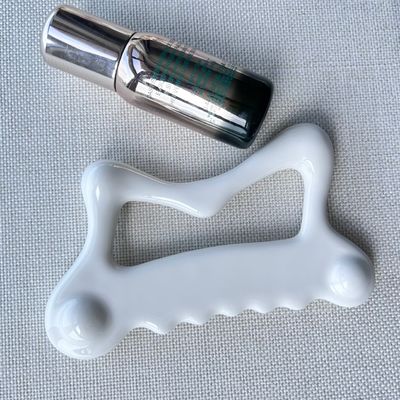 Keramisches Gua Sha Massagetool für Gesichtsmassager Körper Selbst Hautpflege Spa Gesichtslifting Schönheitsgeräte