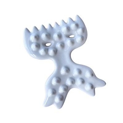 Körpermassage-Werkzeug Weiß Keramik Gua Sha Schrauben Guasha Stein für Selbst Hautpflege Spa Ganzkörper entspannen Schönheit Massager