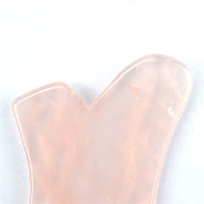 Gesichtsmassager 2024 Rose Quarz Gua Sha Stein für Körper Selbst Hautpflege und Körpermassage Ausrüstung Eigenschaften