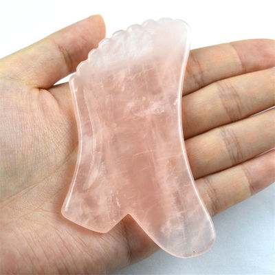 Gesichtsmassager 2024 Rose Quarz Gua Sha Stein für Körper Selbst Hautpflege und Körpermassage Ausrüstung Eigenschaften