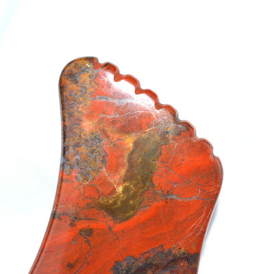Körpermassage-Ausrüstung Rotes Mookaite Gua Sha Schraubbrett für Gesichtshautpflegewerkzeug