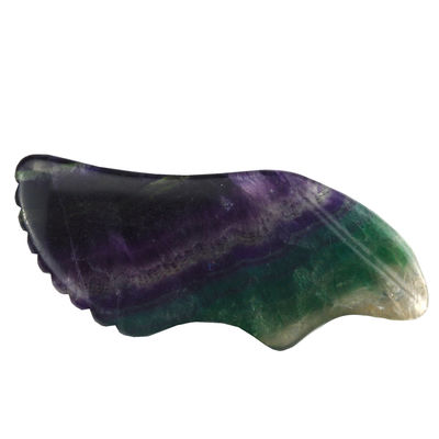 Körpermassage-Ausrüstung Top-Verkauf Massagetools für 2024 Regenbogen Fluorit Gua Sha Stone Selbstpflege Haut und Spa Gesichtsbehandlung