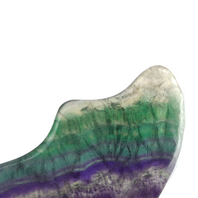 Körpermassage-Ausrüstung Top-Verkauf Massagetools für 2024 Regenbogen Fluorit Gua Sha Stone Selbstpflege Haut und Spa Gesichtsbehandlung