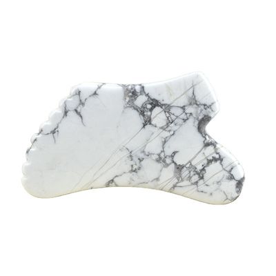 Körper-Gesundheitsmassage-Ausrüstung 2024 Howlite Gua Sha Schraubbrett für Schönheitswerkzeug