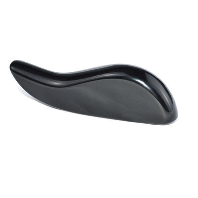 Schwarzer Naturstreifen Obsidian Gua Sha Stein für Körpermassage und Gesichtsschlankung professionelles Werkzeug