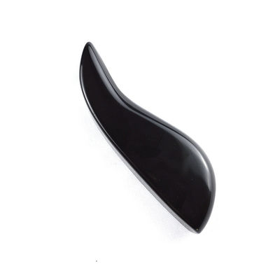 Schwarzer Naturstreifen Obsidian Gua Sha Stein für Körpermassage und Gesichtsschlankung professionelles Werkzeug