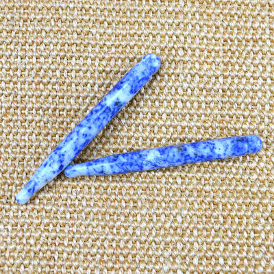 Massagegeräte Farbenfrohe natürliche Kristall Guasha Massage Stift Akupunktur Therapie Werkzeug für Körpergesundheitspflege Therapie Gua Sha Massage Stick