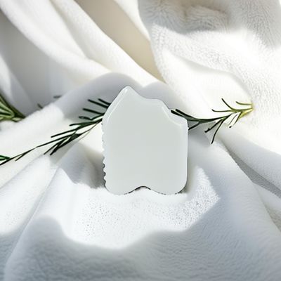 Weiße Jade Gesichts Guasha Haut Erneuerung Natur handgefertigte Heilung Jade Stein Gua Sha Schaben Massagetools für maßgeschneiderte Logo