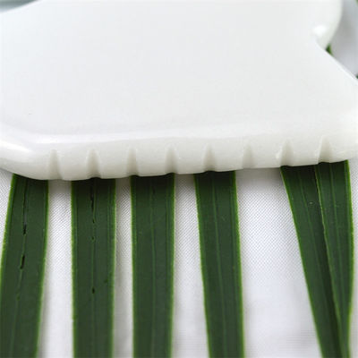 Weiße Jade Gesichts Guasha Haut Erneuerung Natur handgefertigte Heilung Jade Stein Gua Sha Schaben Massagetools für maßgeschneiderte Logo