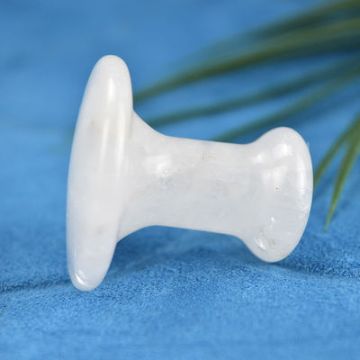 Natürlicher Quarz Gua Sha Massage Pilzform Stein für Gesichts- und Körpermassage Massagetools
