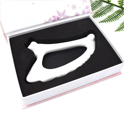Massagetools 2024 Flügelform Keramik Gua Sha Handmassager für den Körper Massager Lymphdrainage und Anti-Aging Tool