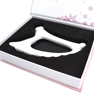 Massagetools 2024 Flügelform Keramik Gua Sha Handmassager für den Körper Massager Lymphdrainage und Anti-Aging Tool