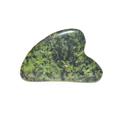 Grüner Sodalite Gua Sha Schraubmassagebrett für den ganzen Körper Jade Stone Spa Massager Behandlung