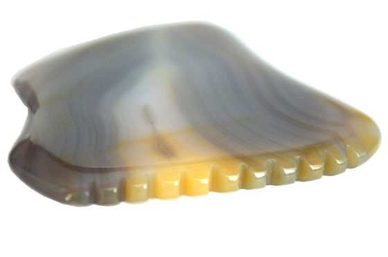 Massagetools 2024 Ankunft Natürliche Agate Gua Sha Schaben Massagebrett zur Linderung von Müdigkeit und Förderung der Schönheit der Haut