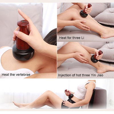 Hot Compress Smart Face Lifting Elektrische Bian Stone Guasha Brett Cupping Massage für die Körperfunktion Moxibustion Behandlung