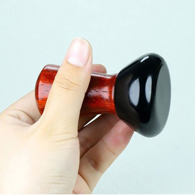 Red Pear Holz Mini Bian Stein Auge Gesicht Gua Sha Massager tragbares Massagegürtel für natürliche heiße Steine elektrische Guasha-Maschine