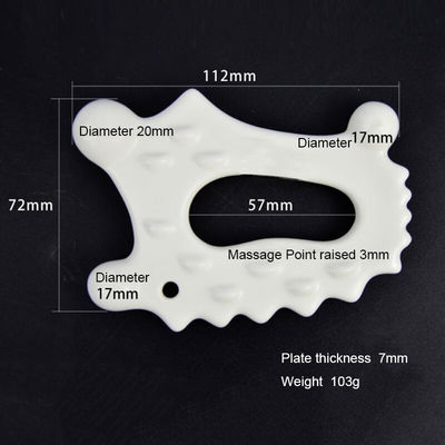 Gesichtsmassage-Tool 103g Keramik Gua Sha Board für den ganzen Körper in der Gesundheitsversorgung 2024