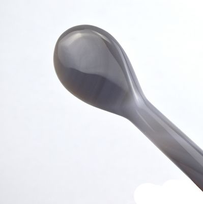 Körpermassager Grau Agat Löffel Roller Gua Sha Löffel für tiefe Gewebe Massage und Akupressur Punkt