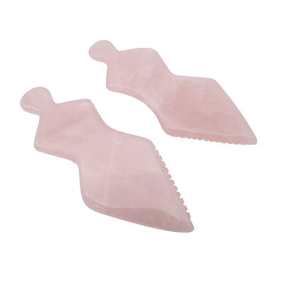 Natürliche Jade Pink Guasha Gesichtsmittel für SPA Körper Gesicht Hals und Augen Hautpflege Gesichtsmassage