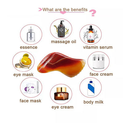 Rote Agate Gua Sha Massagetool für SPA Akupunkturtherapie und Gesichts- und Körpermassage Gesundheitspflege Beaut