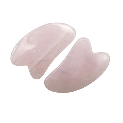 OEM/ODM akzeptabel Rose Quarz Gua Sha Naturjade Guasha Gesichtsmittel für Körper Gesicht Hals und Augen Hautpflege SPA Massage