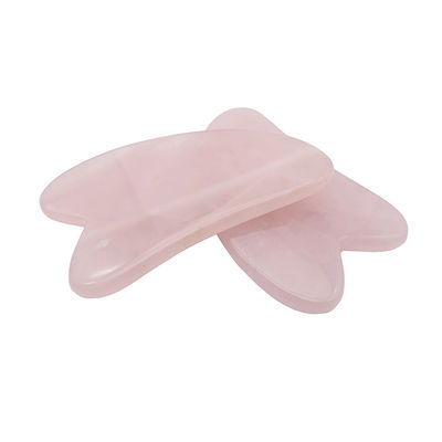 OEM/ODM akzeptabel Rose Quarz Gua Sha Naturjade Guasha Gesichtsmittel für Körper Gesicht Hals und Augen Hautpflege SPA Massage