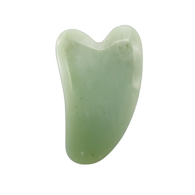 Xiuyan Jade Guasha Board für Gesichts- und Körperpflege Hautpflege Herzform Gua Sha Massagetool zur Linderung von Muskelspannungen