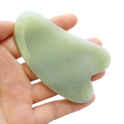 Xiuyan Jade Guasha Board für Gesichts- und Körperpflege Hautpflege Herzform Gua Sha Massagetool zur Linderung von Muskelspannungen