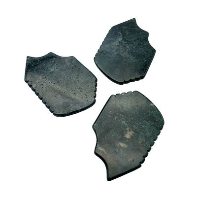 Handgeschnitzte Maschine aus Naturgras, Agat, Guasha und Stein, für die Hautpflege