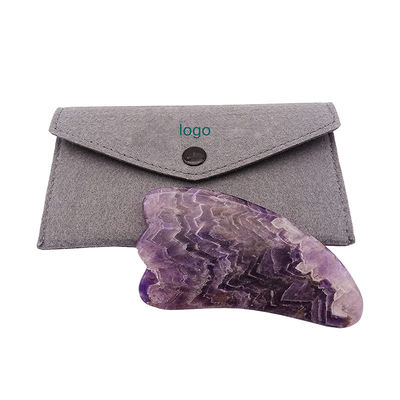 Natürliche Anti-Aging Gesichtsmassager Handheld für tragbare weibliche tragbare Massage Schaben Amethyst Lapis