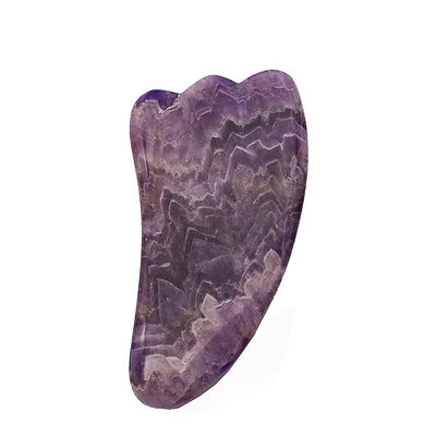 Natürliche Anti-Aging Gesichtsmassager Handheld für tragbare weibliche tragbare Massage Schaben Amethyst Lapis