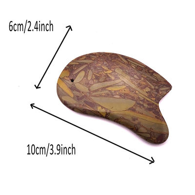 Unterstützung für OEM/ODM Natürliche Nuwa Stein Gesichts Gua Sha Scraping Haut Massage Tool für tragbare medizinische Lifting und Schönheit