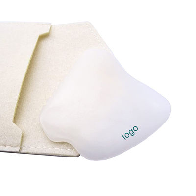 Körpermassager Tragbarer Handheld Afghan White Jade Gua Sha Board für individuell angepasste Gesichts- und Körperpflege