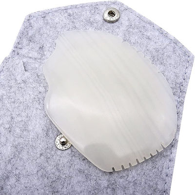 Massage/Lifting Firming/Anti-Aging-Funktion Natürliche afghanische Weiße Jade Gua Sha Brett für Massage Spa Akupunkturtherapie