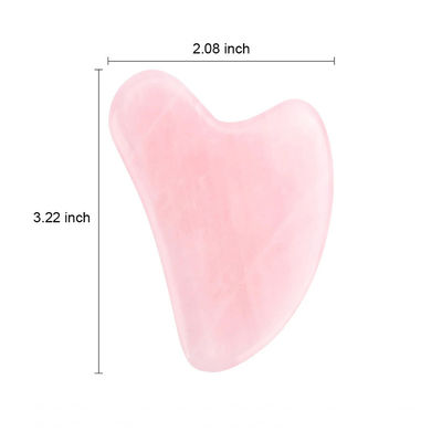 Tragbare natürliche Jade Gua Sha Stein Massagetool für Gesicht Hals Haut Lifting Faltenentferner Schönheitspflege Physiotherapie