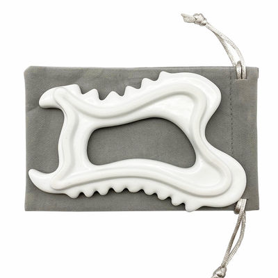 Keramische Gua Sha Gesichtspflege-Tools für das Gesicht Hautpflege-Tools leicht zu enthalten Luxus-Box Tasche und Guide Geschenke für Frauen