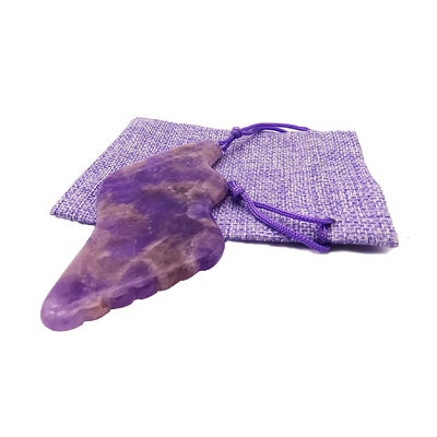 Gesichtsmassage Amethyst Gua Sha Schraubwerkzeug für natürliche Körpermassage