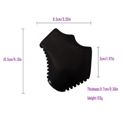 Private Label Gua Sha Jade Gesichtsmassage Natürliche Massage Bian Stein Gesichts Guasha Schaben Werkzeug mit tragbaren Handheld Design