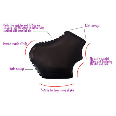 Private Label Gua Sha Jade Gesichtsmassage Natürliche Massage Bian Stein Gesichts Guasha Schaben Werkzeug mit tragbaren Handheld Design