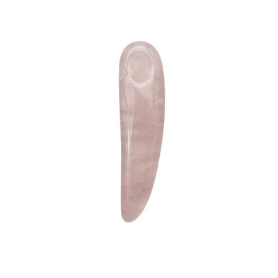 Rose Quarz Löffel für Gua Sha und Kosmetik Schönheitsstab Applikator Spatula