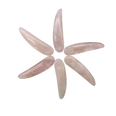 Rose Quarz Löffel für Gua Sha und Kosmetik Schönheitsstab Applikator Spatula