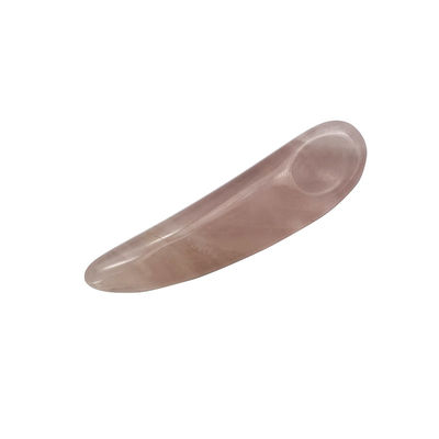 Rose Quarz Löffel für Gua Sha und Kosmetik Schönheitsstab Applikator Spatula